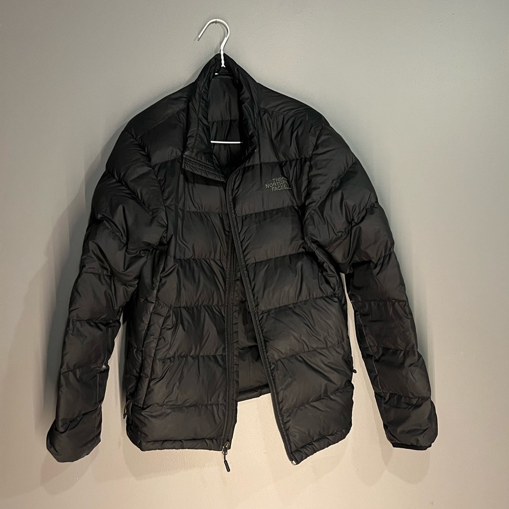 North Face black puffer jacket